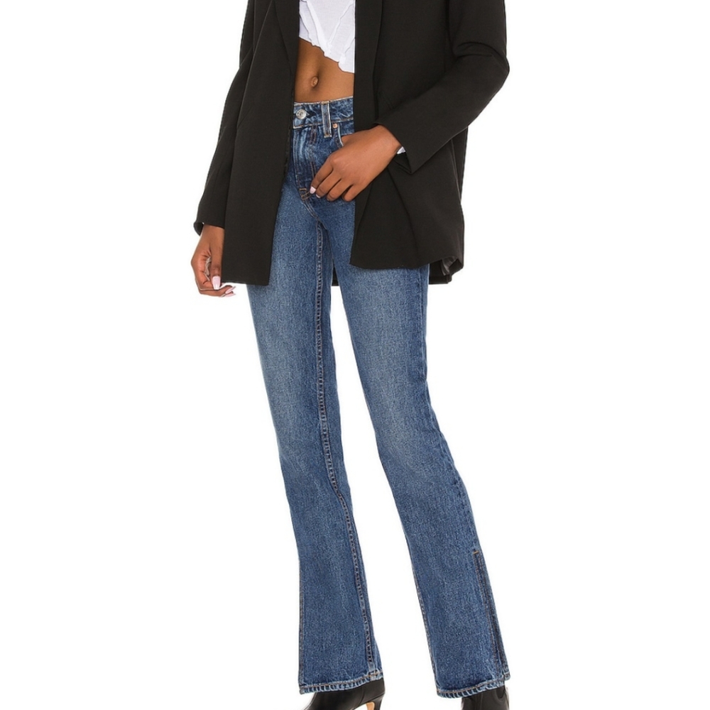 Grlfrnd Hailey Low Rise Slim Boot in East Village